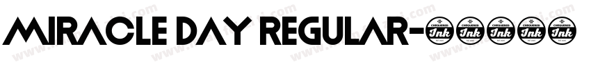 Miracle Day Regular字体转换